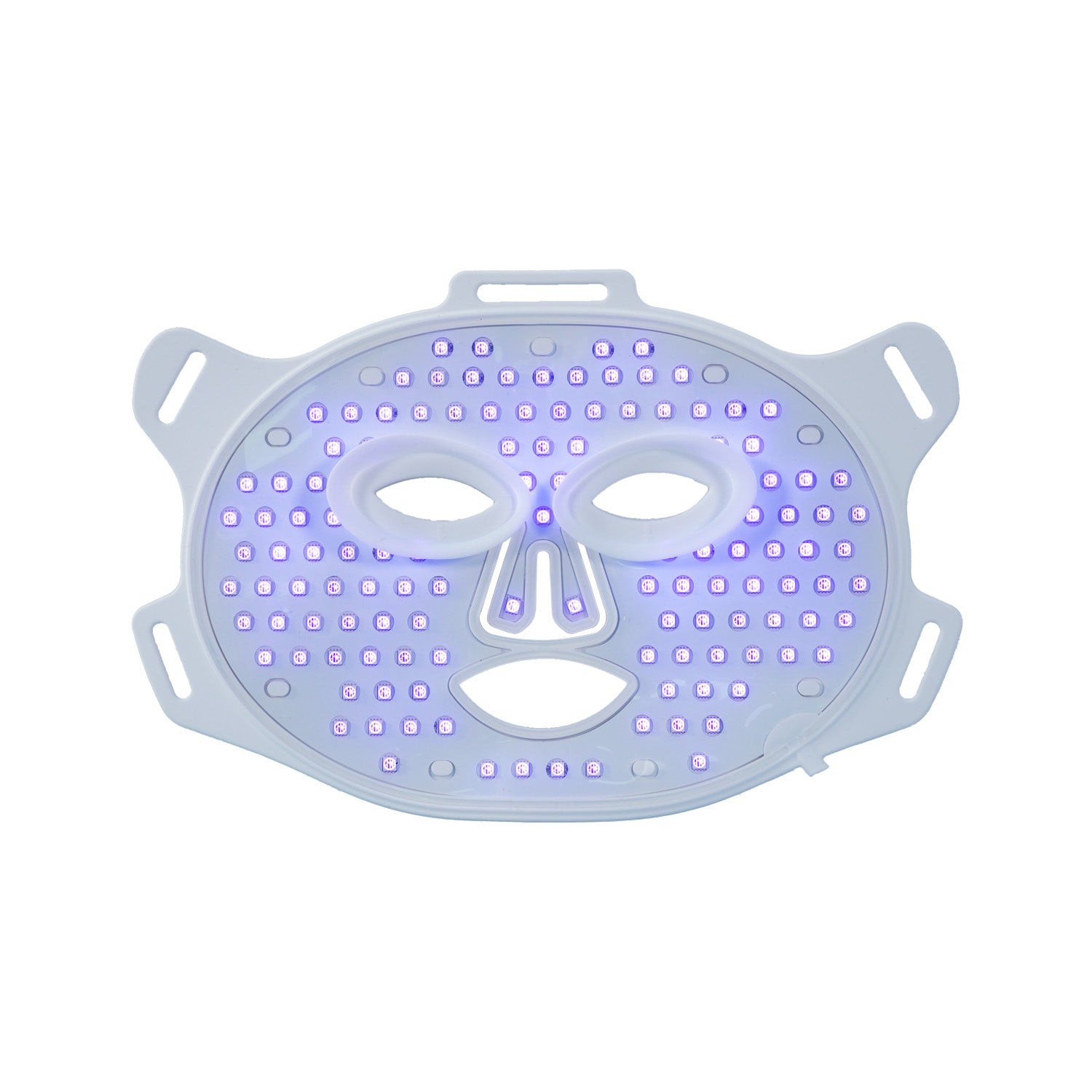 Masque LED visage anti-âge en mode anti-acné, utilisant la thérapie lumière rouge (415 nm) pour éliminer les bactéries responsables de l'acné et réduire les inflammations.